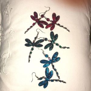 Dragon fly earrings
